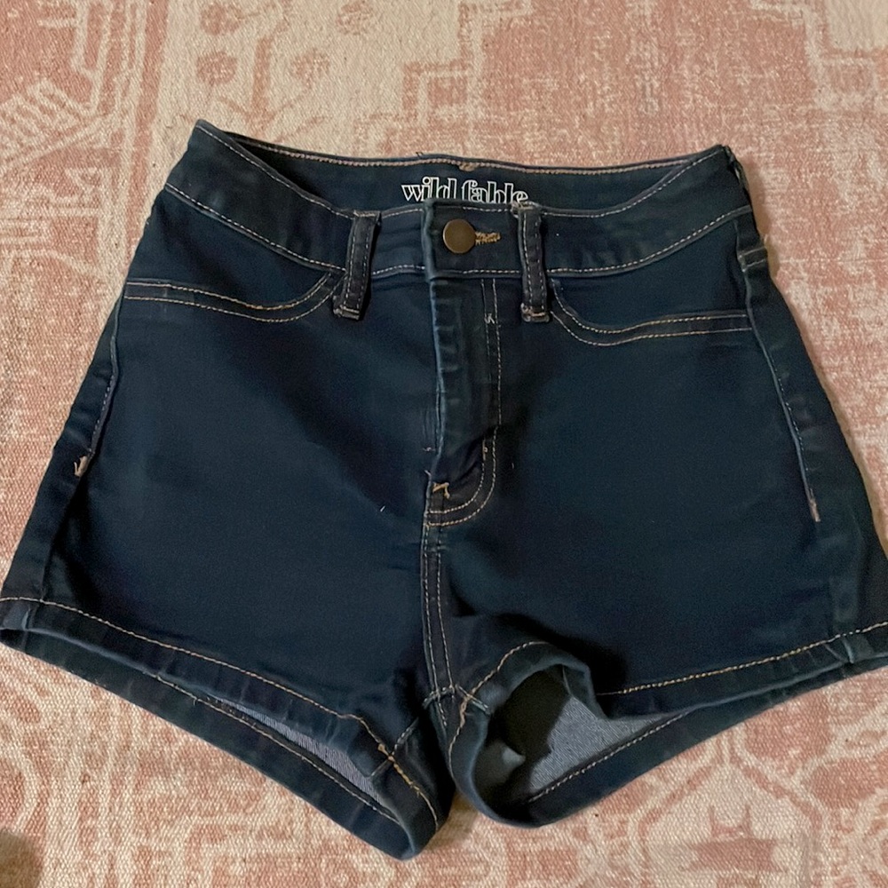 Wild Fable high rise jean shorts- size 0